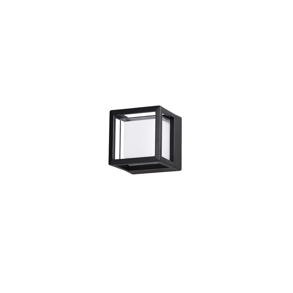 Design wall lamp Agosto square anthracite