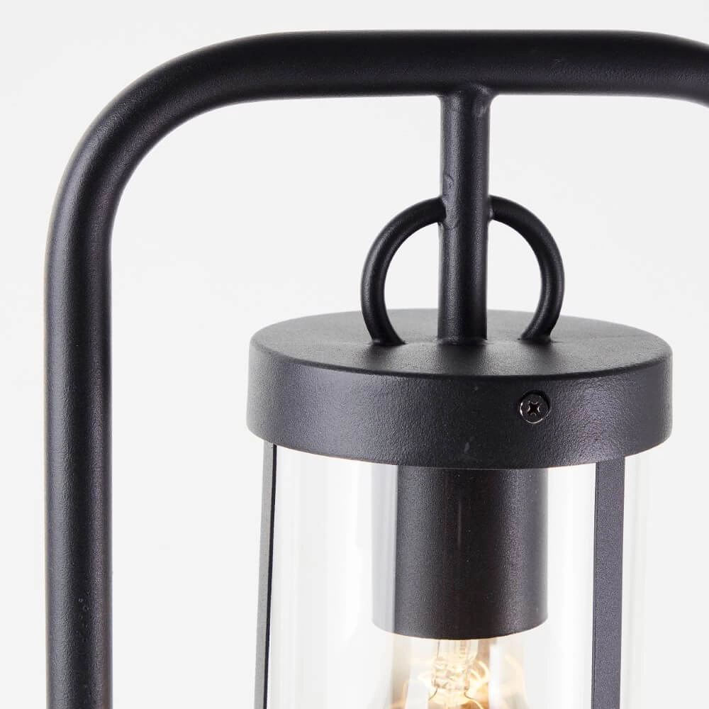 Black table lamp Sidney transparent glass Brilliant 4004353435690