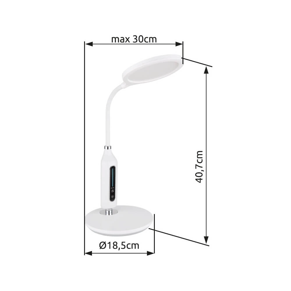Desk lamp Fruggy black Globo 9007371457601