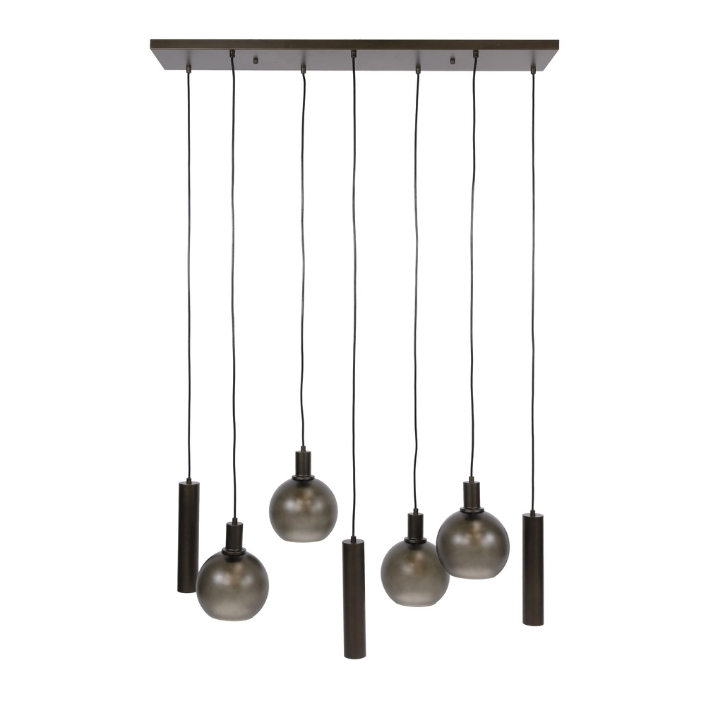 Dining table pendant lamp Sfera with glass balls and pendants Lyora 8716803512399