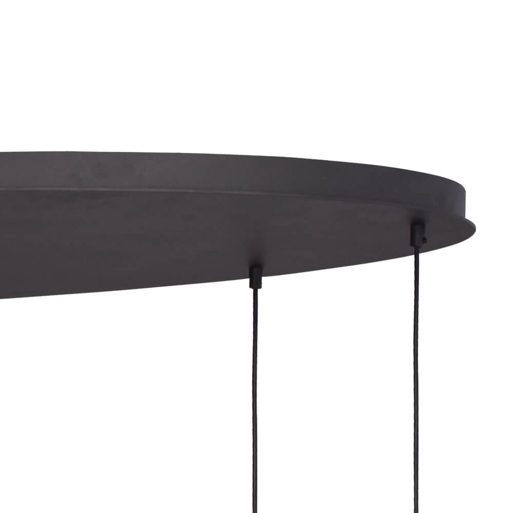 Hanging lamp Lava Oval 8x smoke glass Masterlight 8718121290195