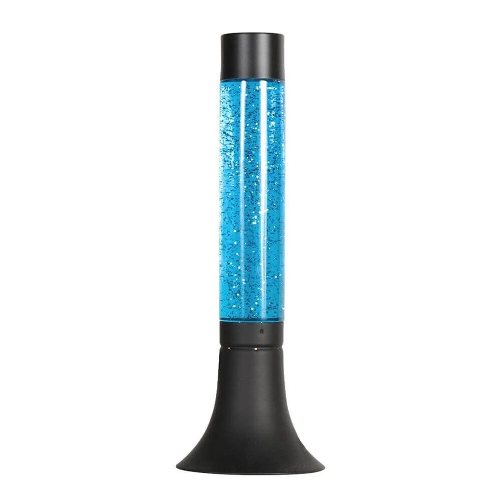 Lava lamp Volcan black with blue