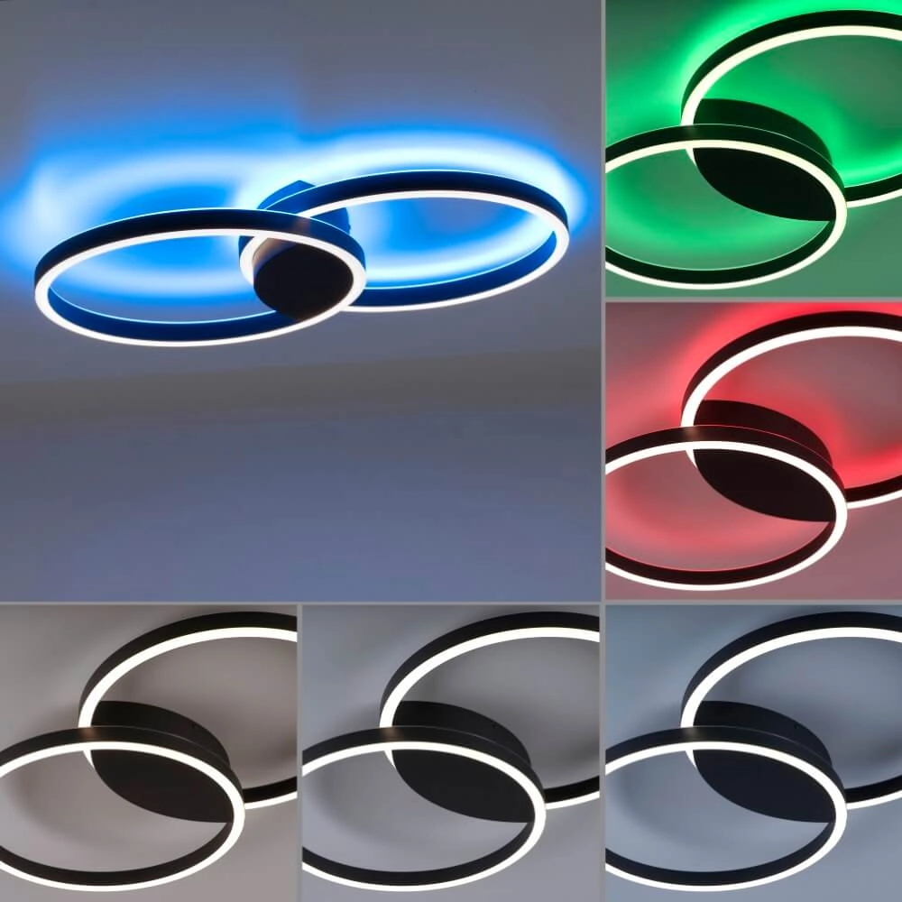Design ceiling lamp Q-Marko round Paul Neuhaus 4012248366615