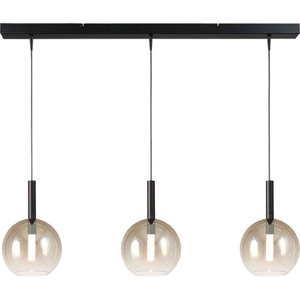 3L pendant lamp Ø 17cm Lido Ball with gold-fading glass