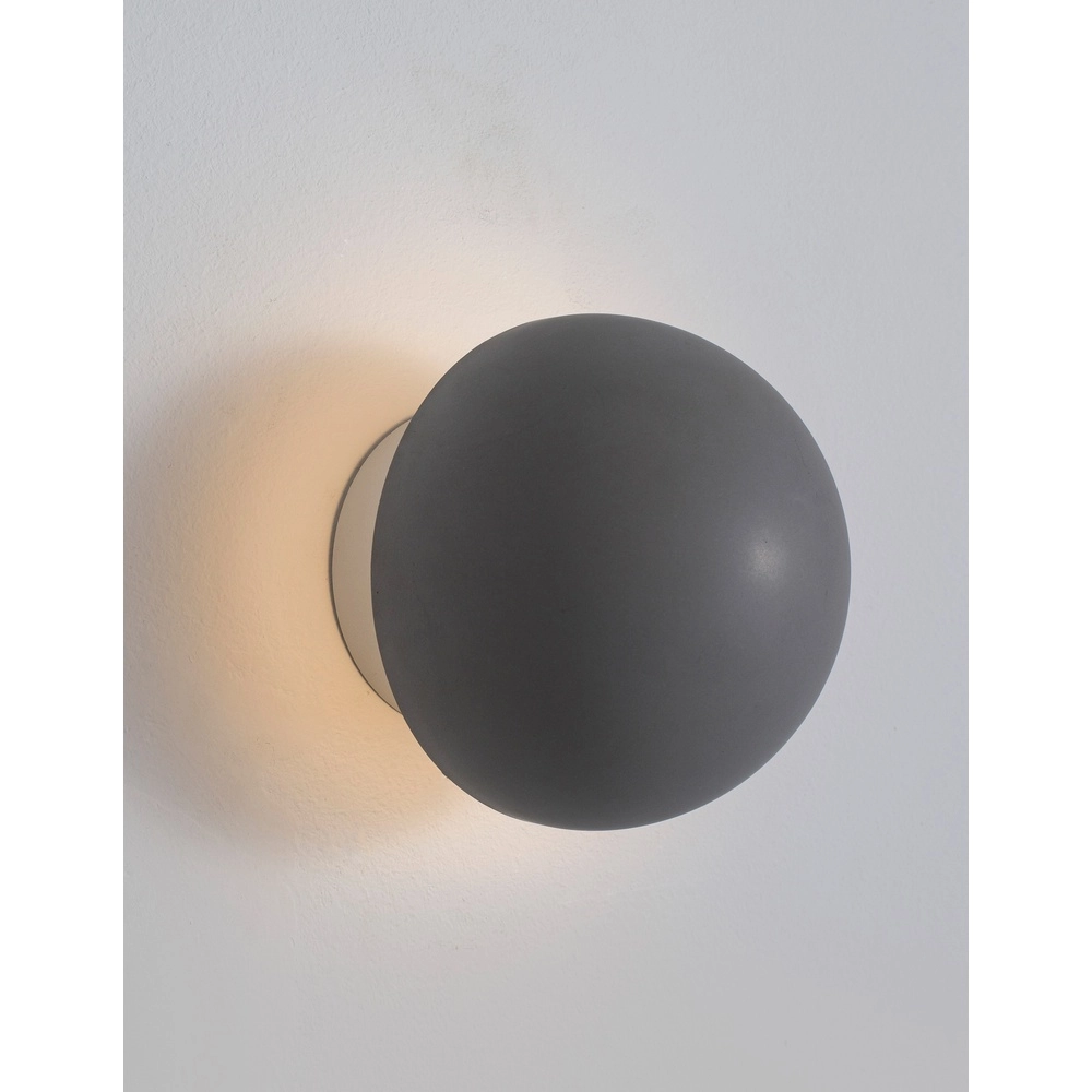 Design wall lamp Netune grey