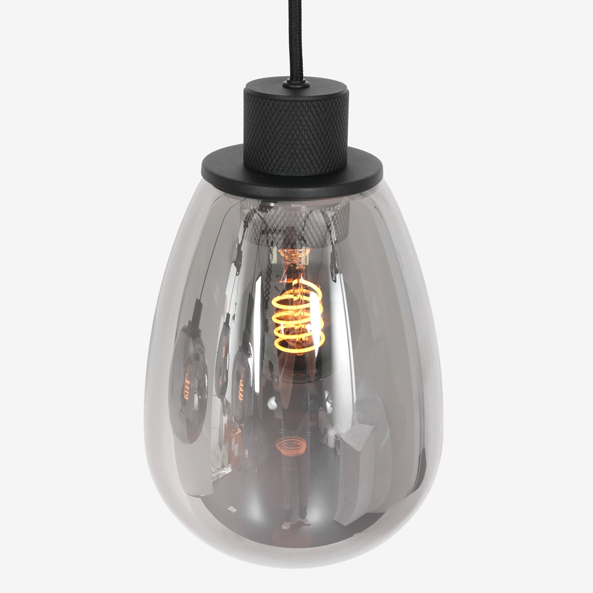 Vide hanging lamp Reflexion with glass Steinhauer 8712746135596
