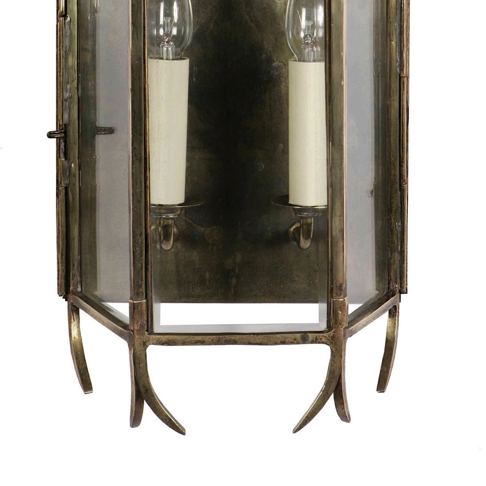 Antique wall lamp Gothic 61cm - antique copper (ant) Limehouse