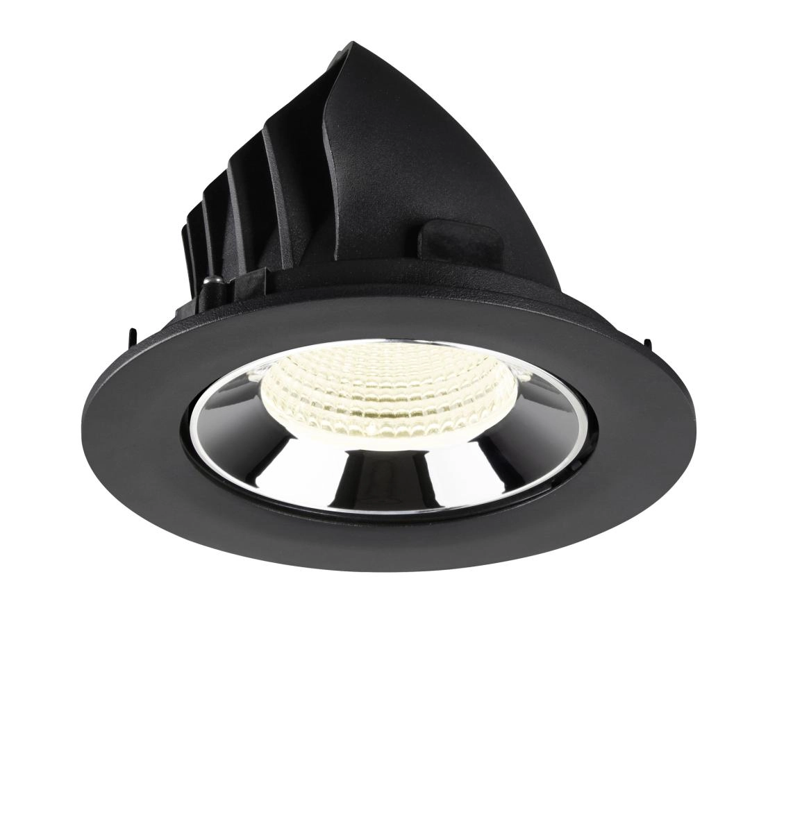 Recessed spotlight Numinos Gimble L black/chrome 4000K - 55deg SLV 4024163310079