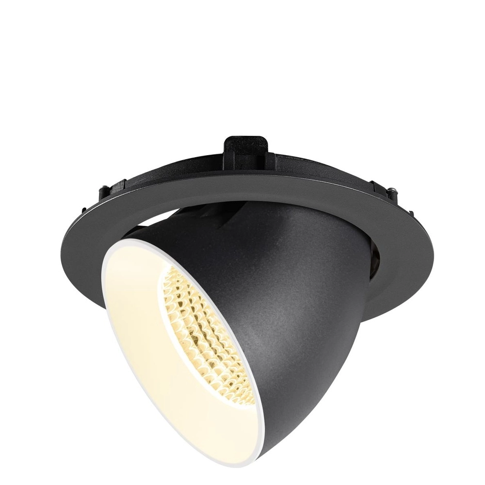Recessed spotlight Numinos Gimble XL black/white 3000K - 55deg SLV 4024163308656
