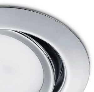 LED recessed spot Rila 5w - 3000K - 8.2cm silver gray Trio 4017807376463