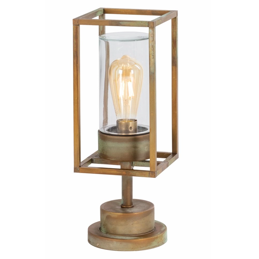 Brass pedestal lamp Maritiem