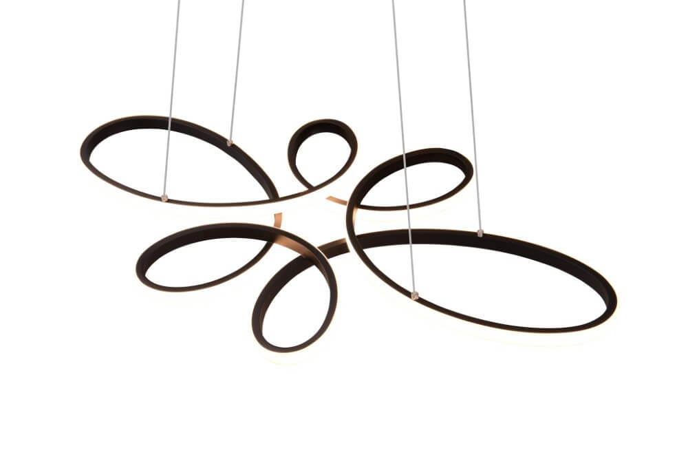 Design pendant lamp Fly black Trio 4017807600926