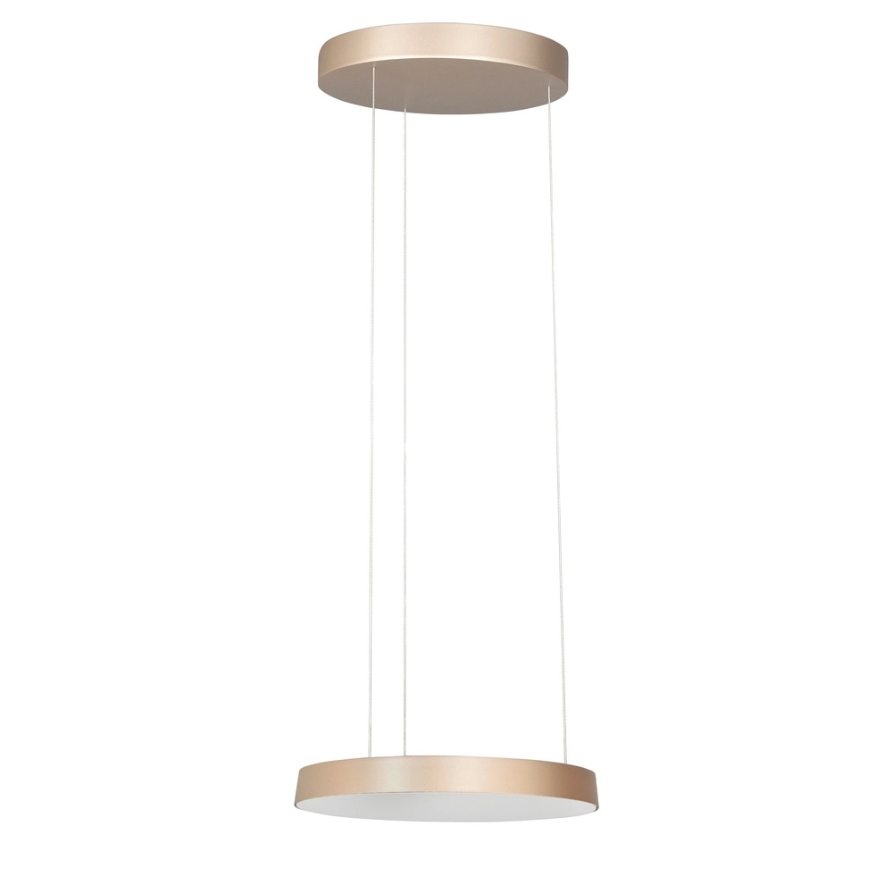 Modern pendant lamp Aura Ø 36cm champagne gold
