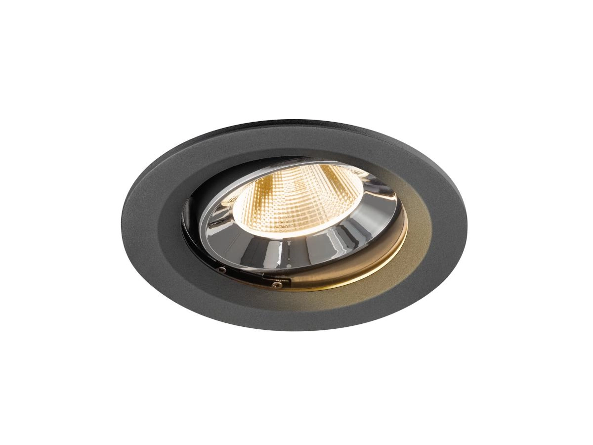 Recessed spotlight Numinos Move M black/chrome 2700K - 20deg