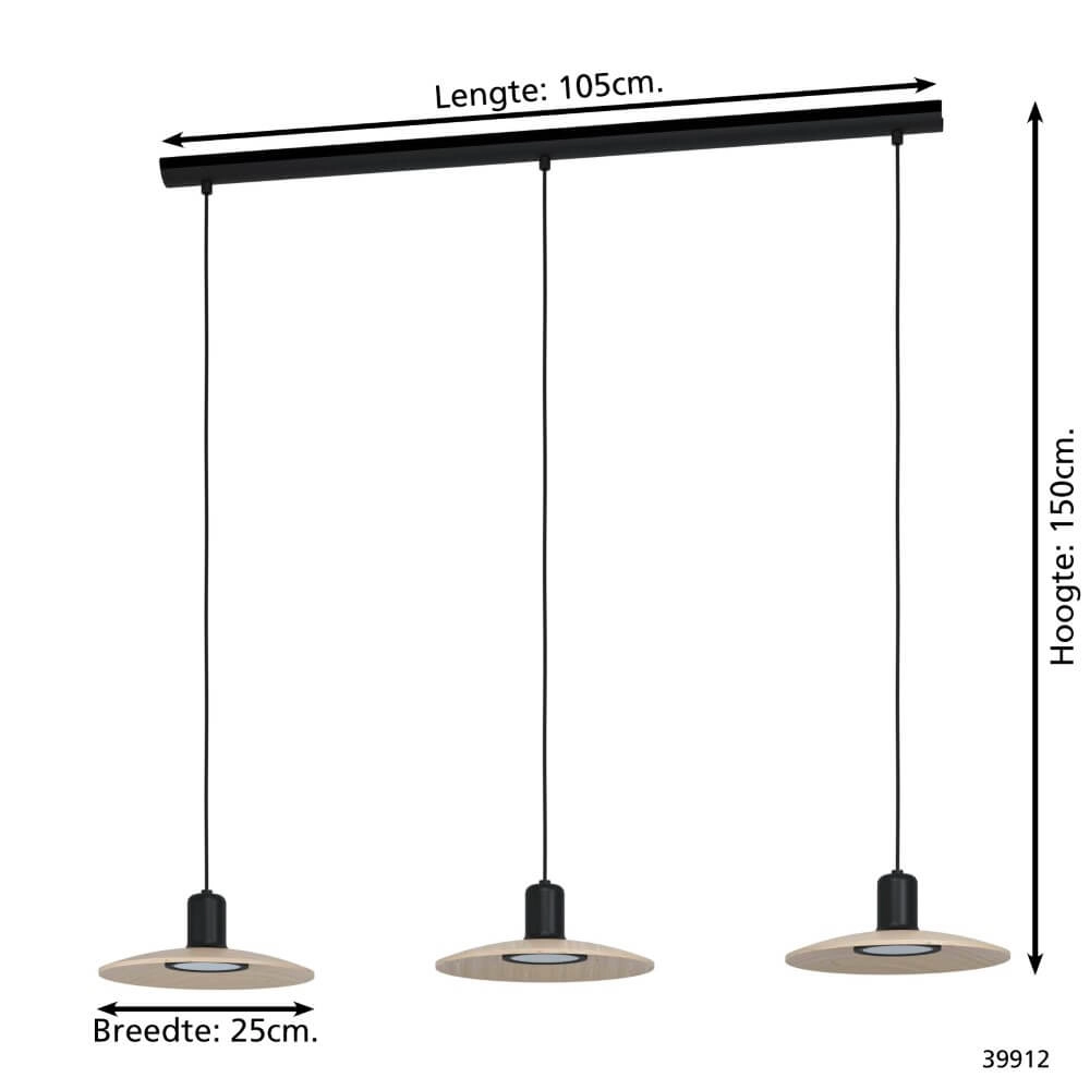 Modern hanging lamp Mayazes 3-light Stars of Light 9002759399122