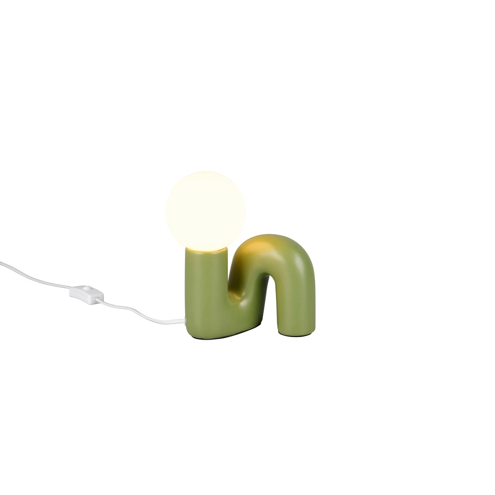 Table lamp Quinn Green Trio 4017807682281