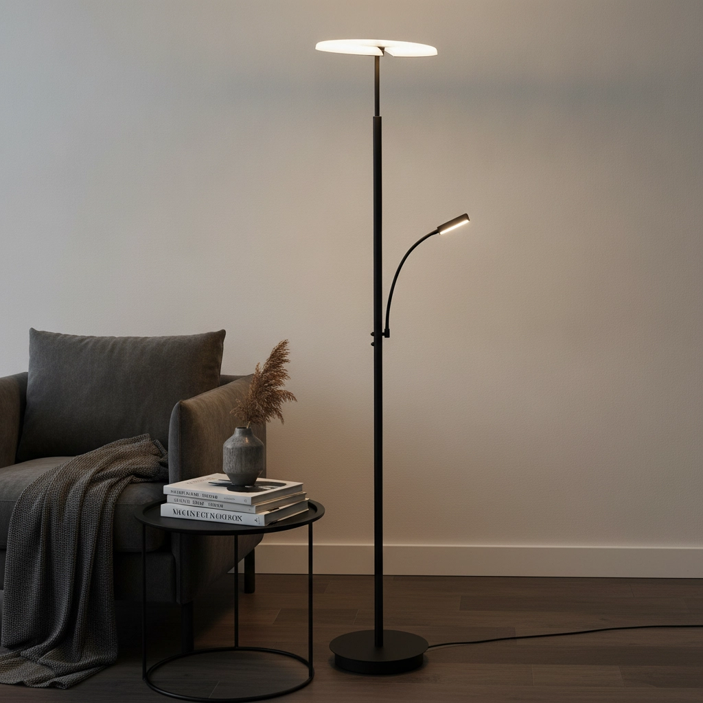 Design reading lamp Riva black