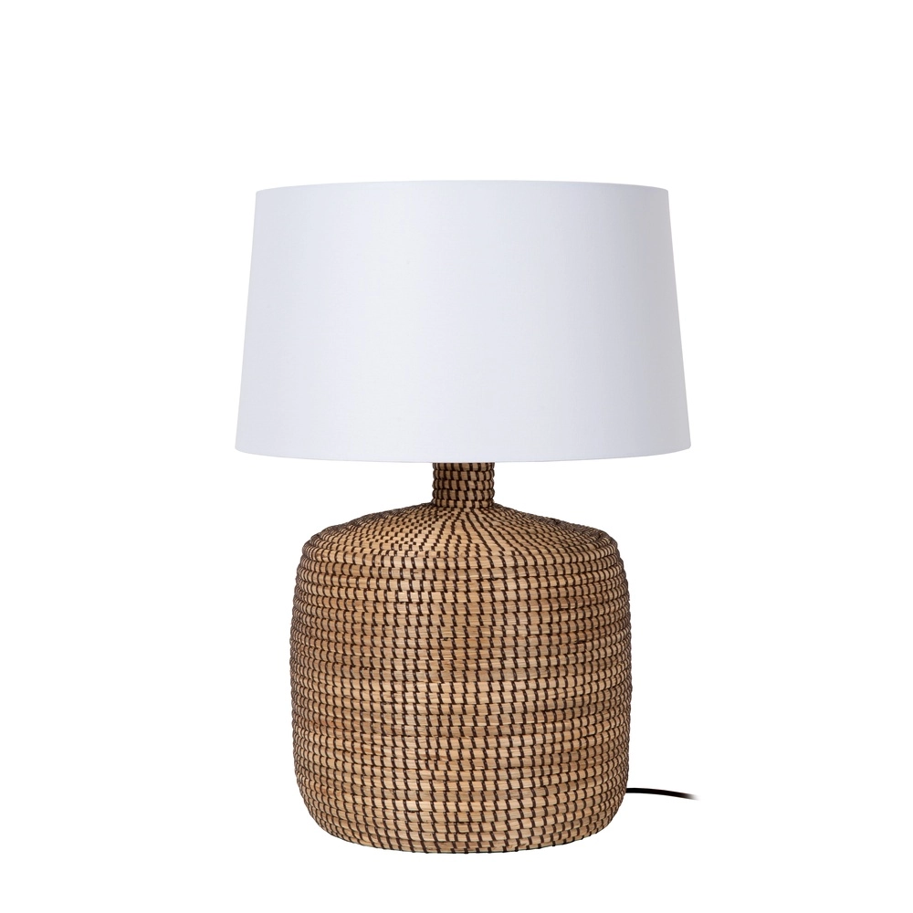 Table lamp Ambala Ø 45cm - seagrass brown Premium by Lucide 5411212106117