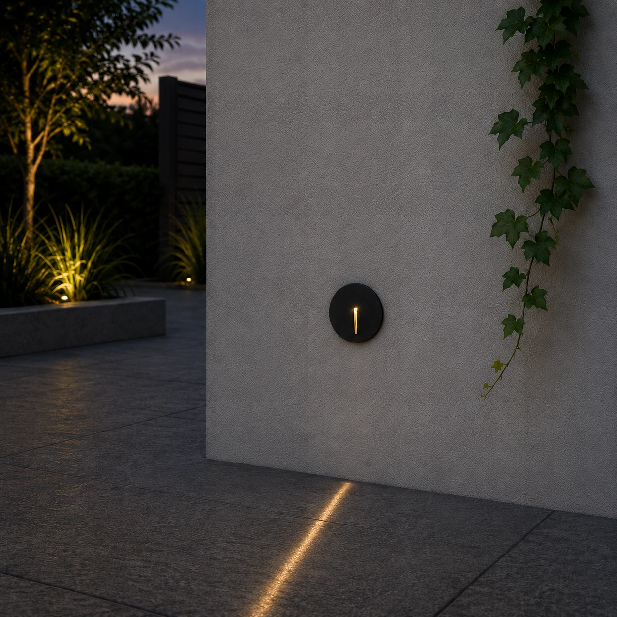 Recessed light Aizen round anthracite