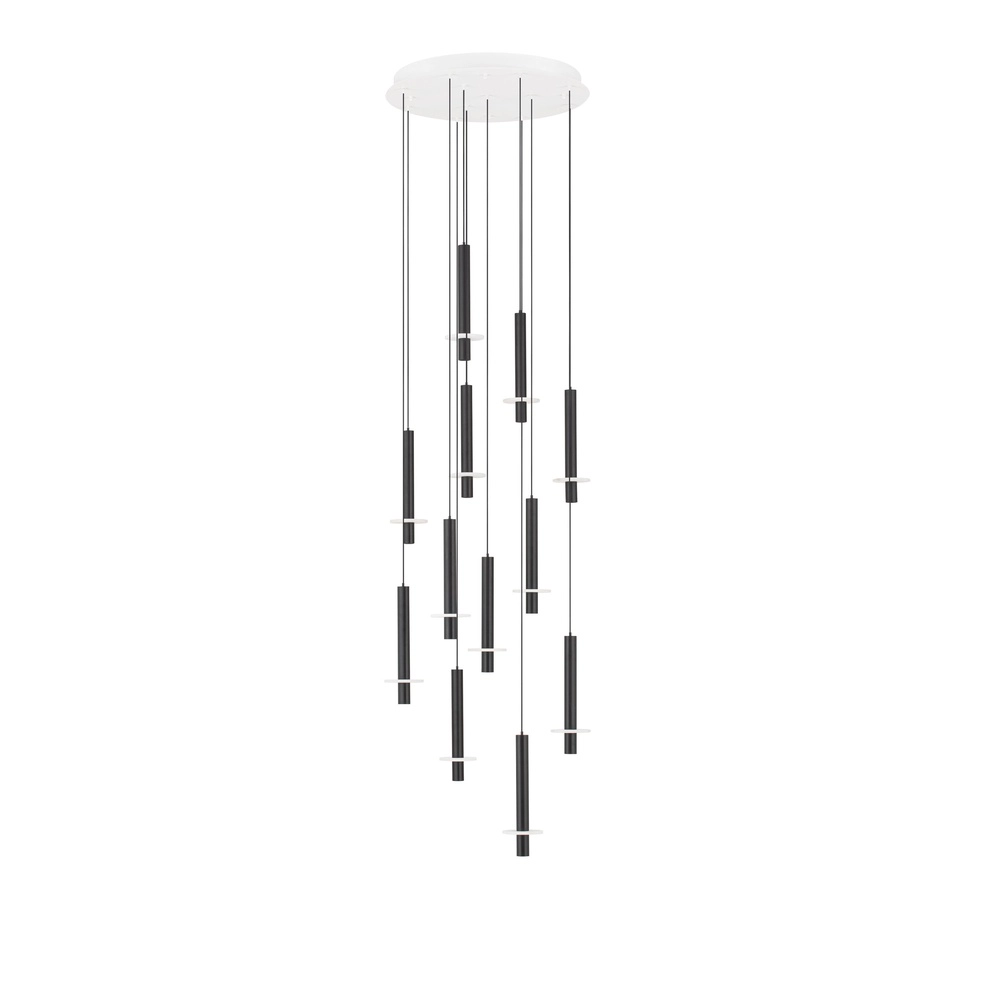 Design pendant lamp Noemi black with white Ø 62cm Lyora 5212063503298