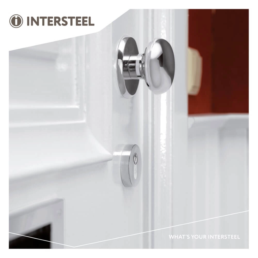 Safety rosette Salus core pull protection chrome Intersteel 8714186079546