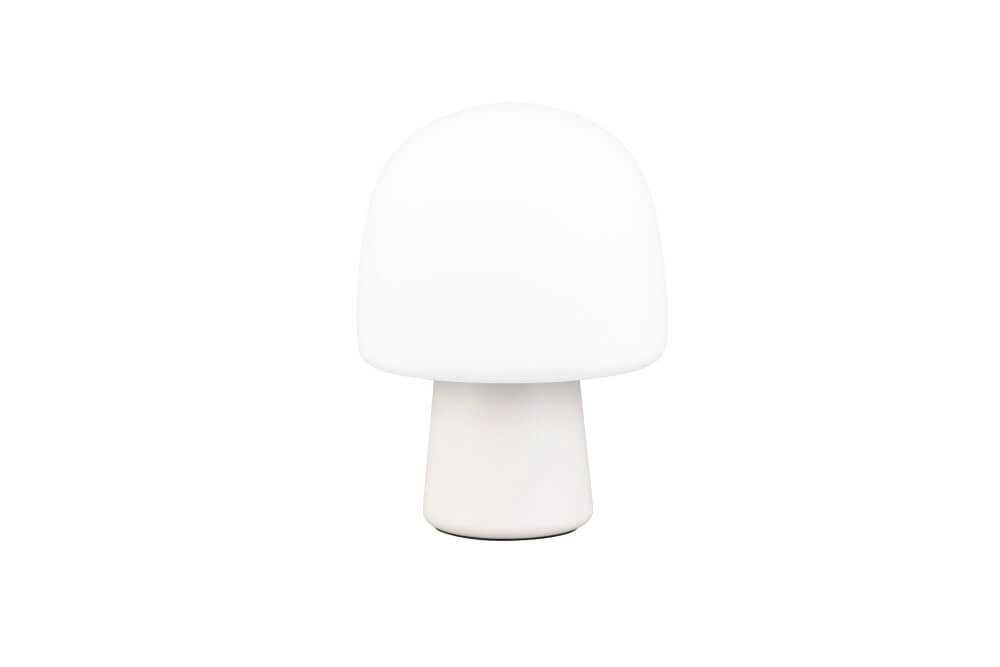 Mushroom table lamp Steen white glass Trio 4017807616484