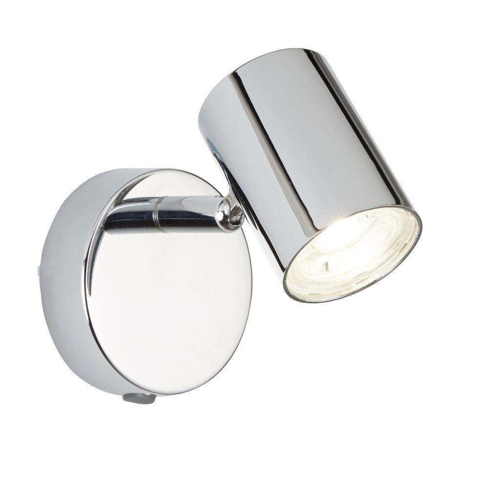 Chrome wall spotlight Rollo