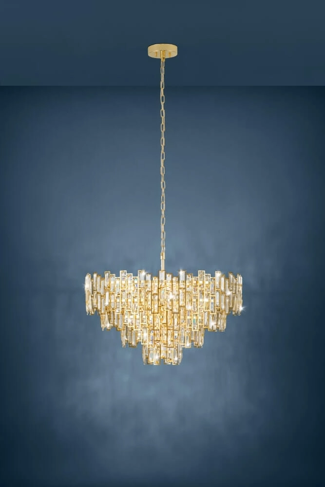 Ø 78cm chandelier Calmeilles gold Stars of Light 9002759396145