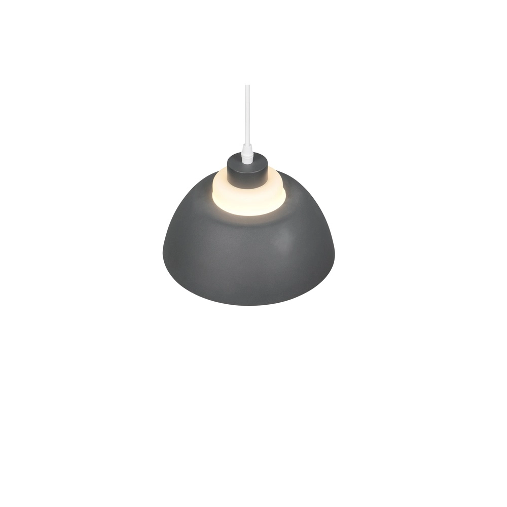 Design pendant lamp Tilos anthracite Ø 23cm Trio 4017807682403