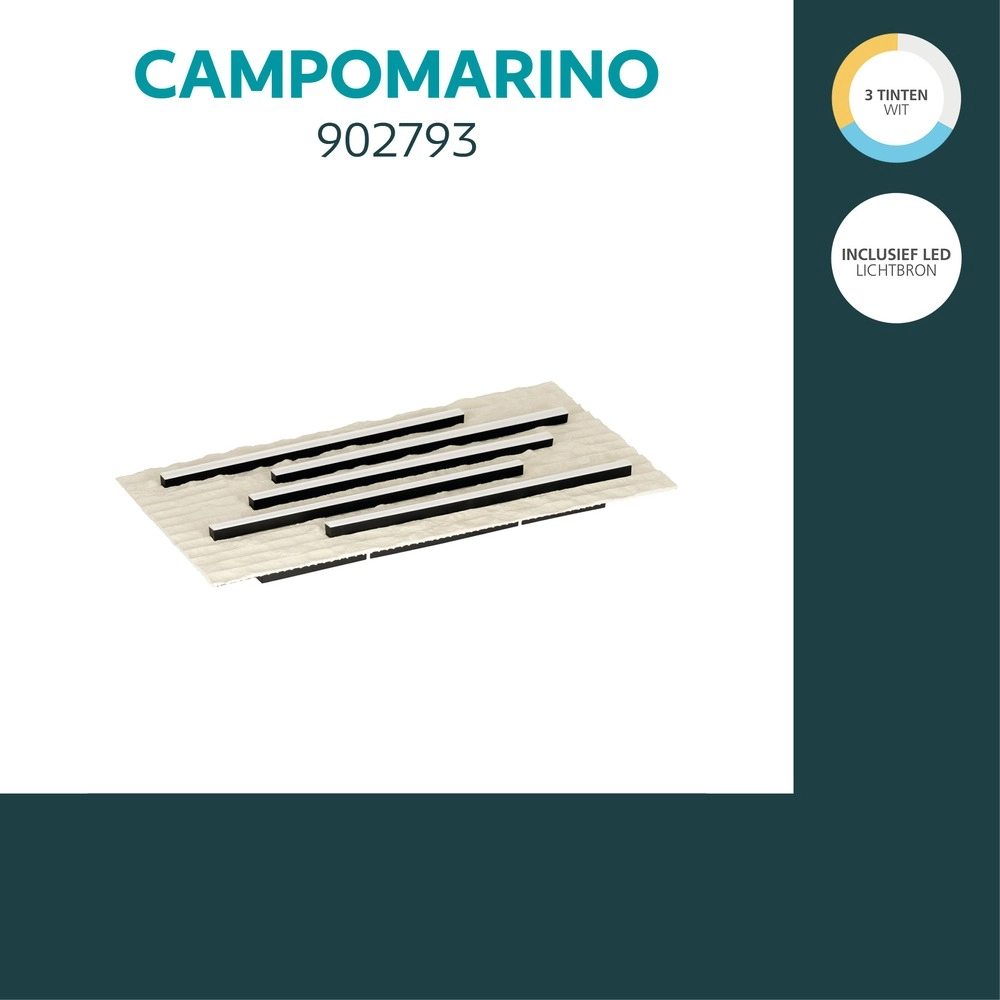 Ceiling lamp Campomarino sand brown 60cm