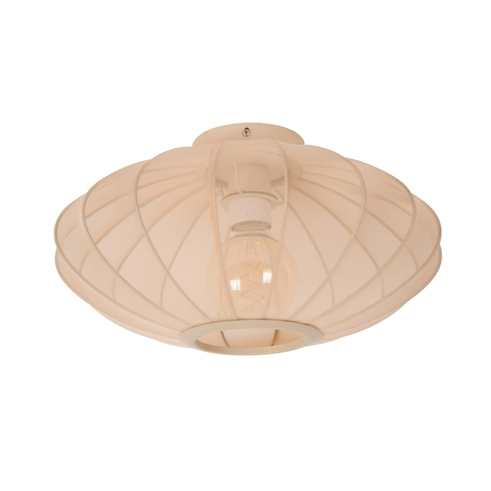 Ceiling lamp Corina sand brown Ø 40cm