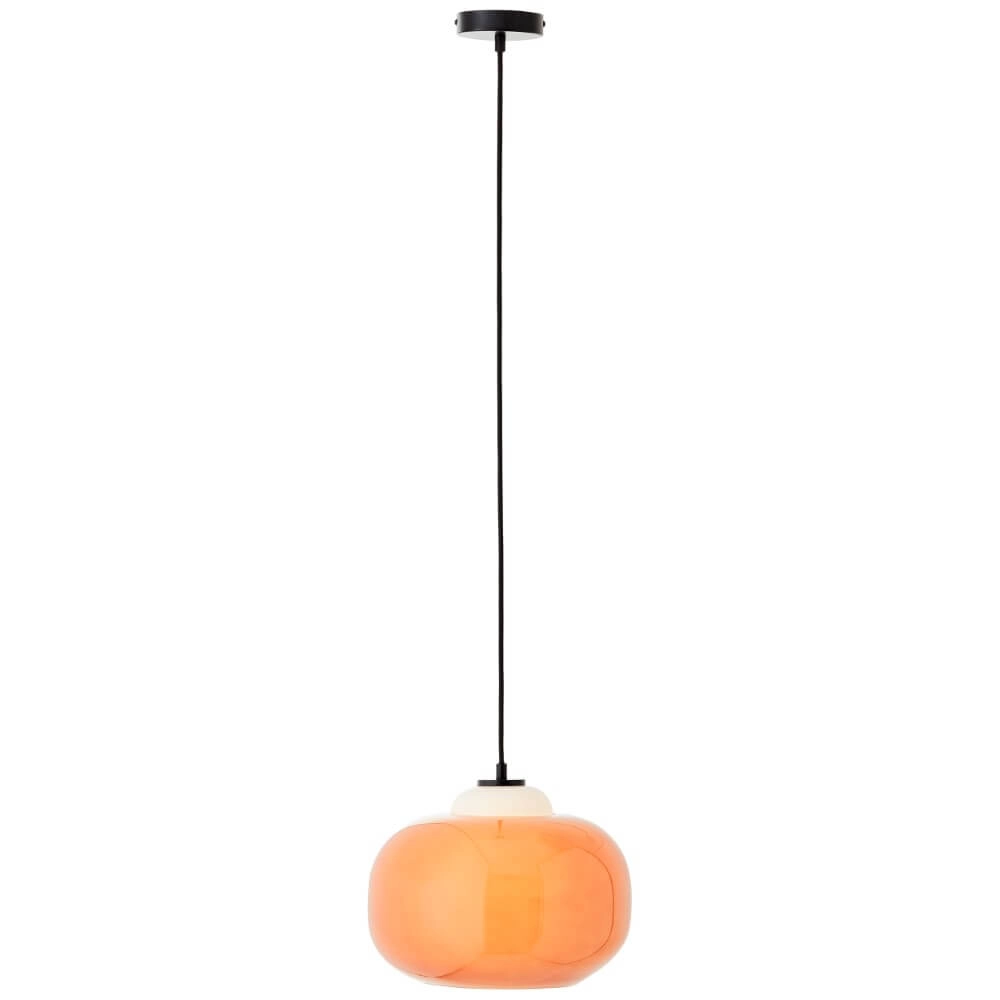 Pendant lamp Blop orange Brilliant 4004353413346