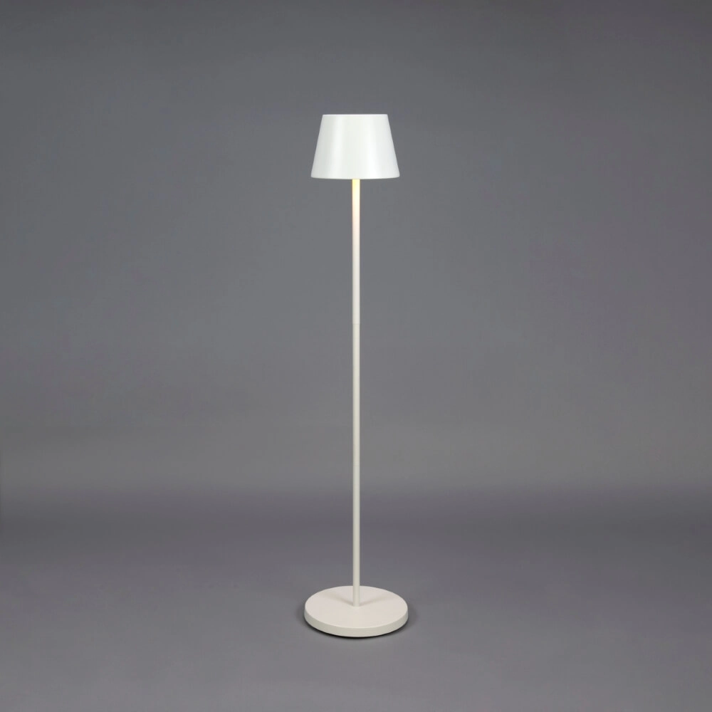 Rechargeable floor lamp Pomezia Medium white KonstSmide 7318307841251