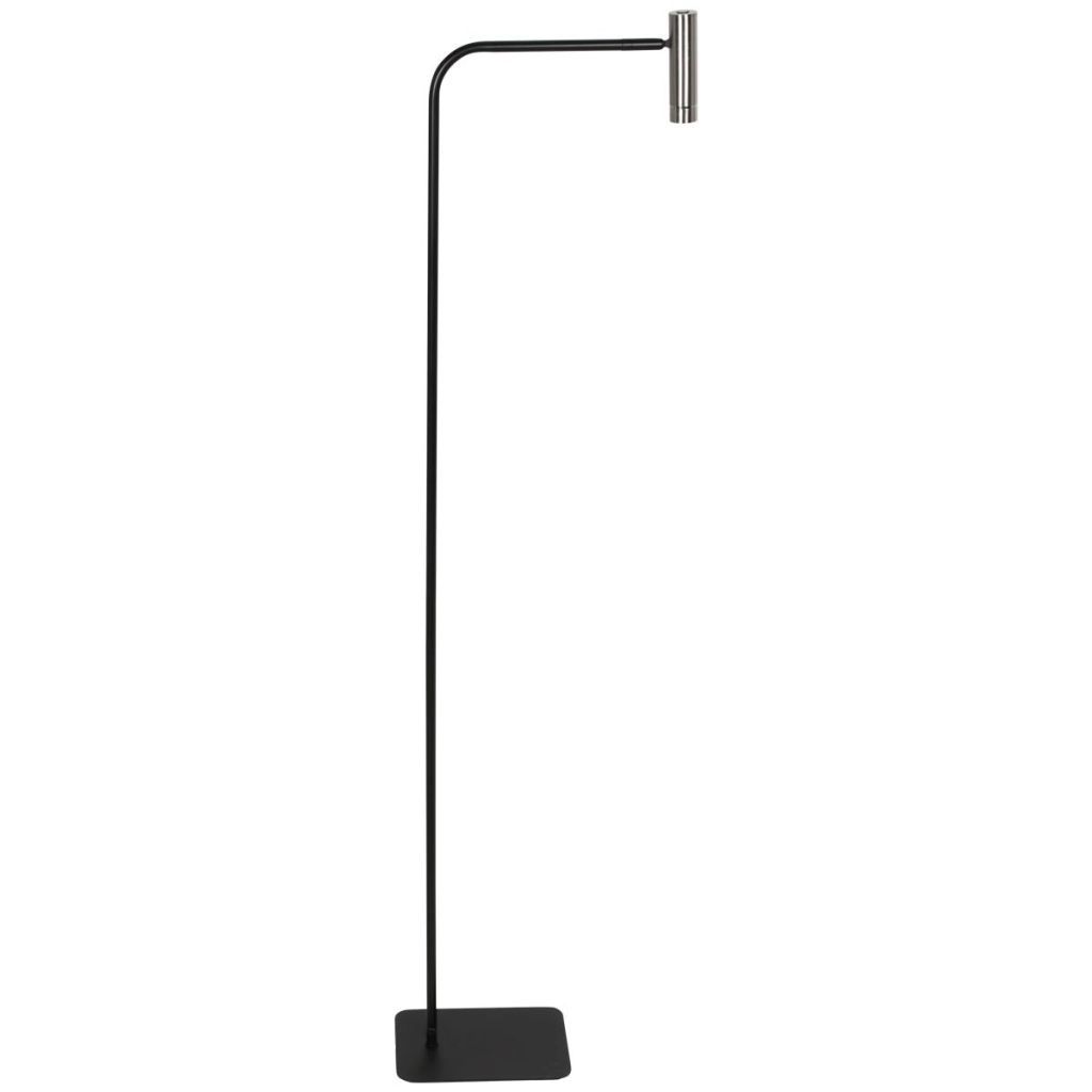 Floor lamp Lumo black with nickel Steinhauer 8712746184648