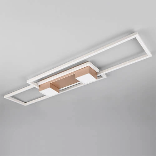 Led ceiling light 100x28 Albany Red brass Trio 4017807610307