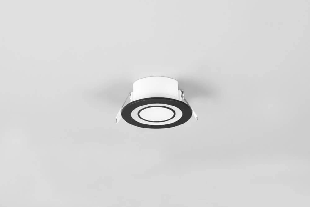 Recessed lighting Core 8.2cm black Trio 4017807504132