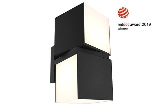 Black designer wall lamp Cuba Reddot Award