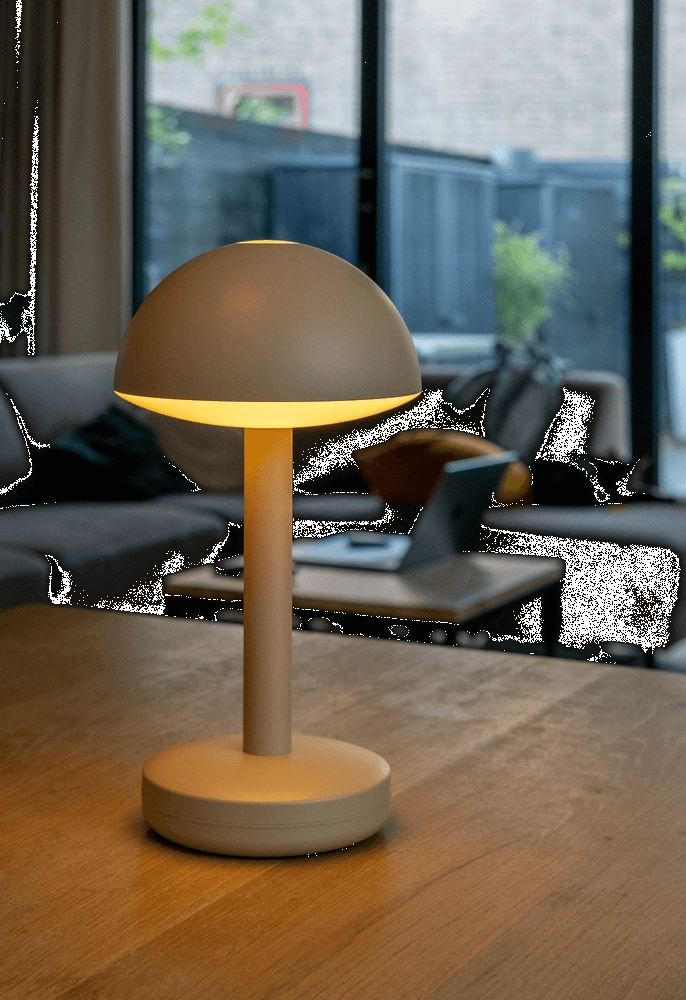 Rechargeable table lamp Bug Beige Humble 7446023313322