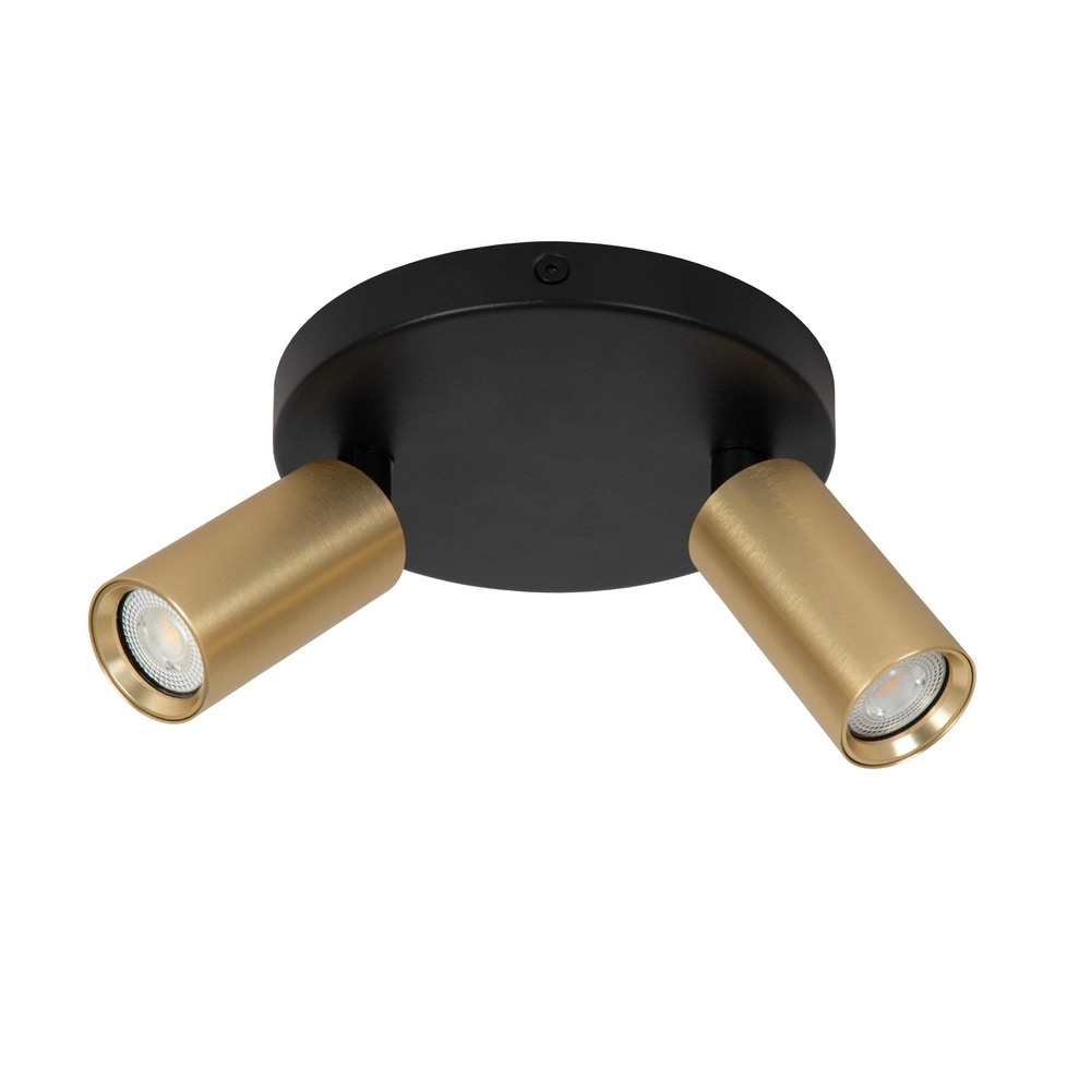Ceiling spotlight Ritmo mini GU10 2-light gold