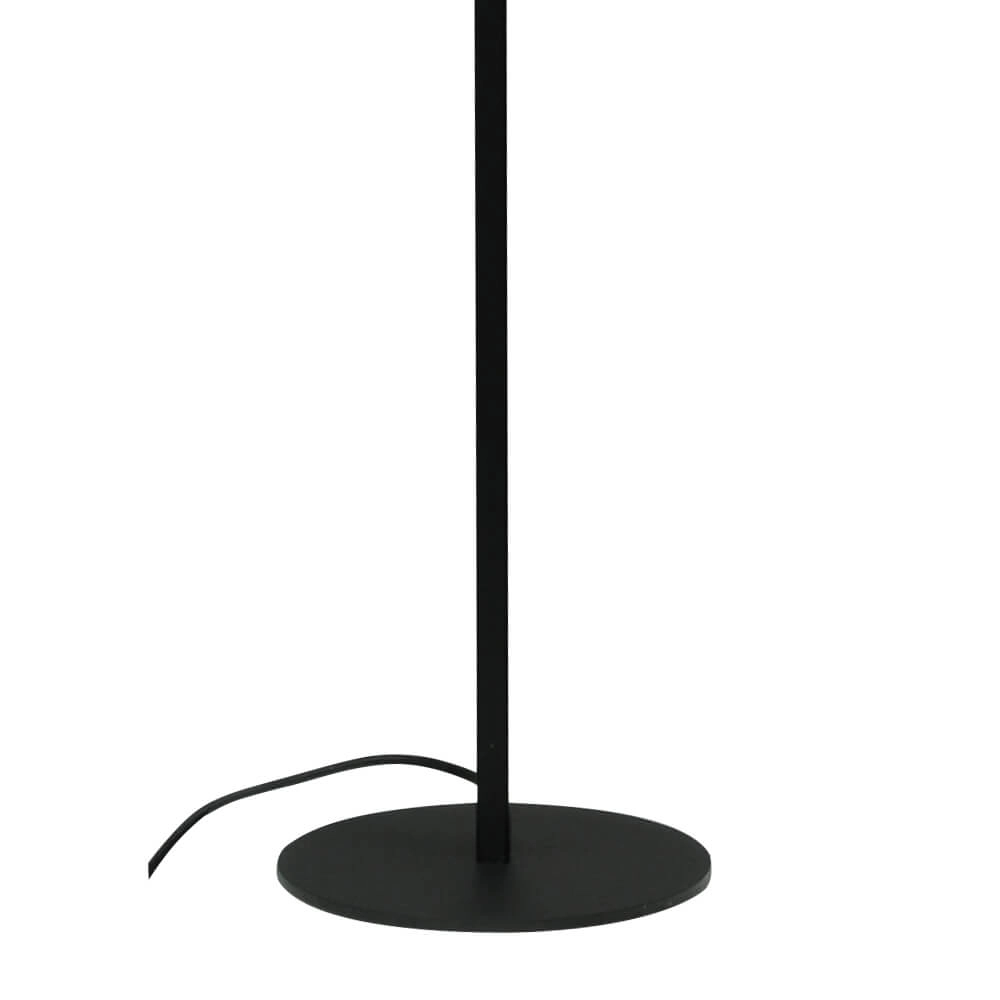 Glass floor lamp Lazise black Masterlight 8718121303406