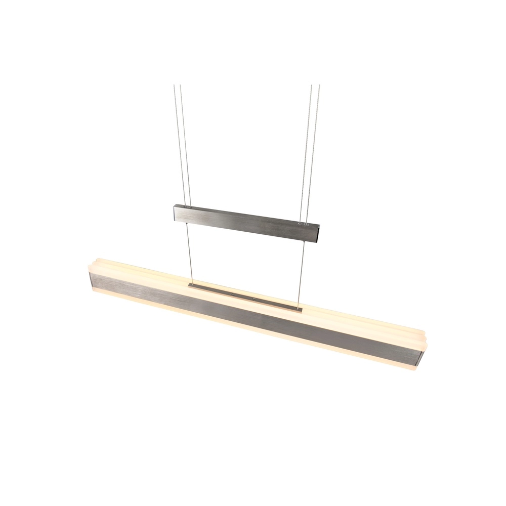 Modern pendant lamp Arcola 152cm nickel Trio 4017807662023