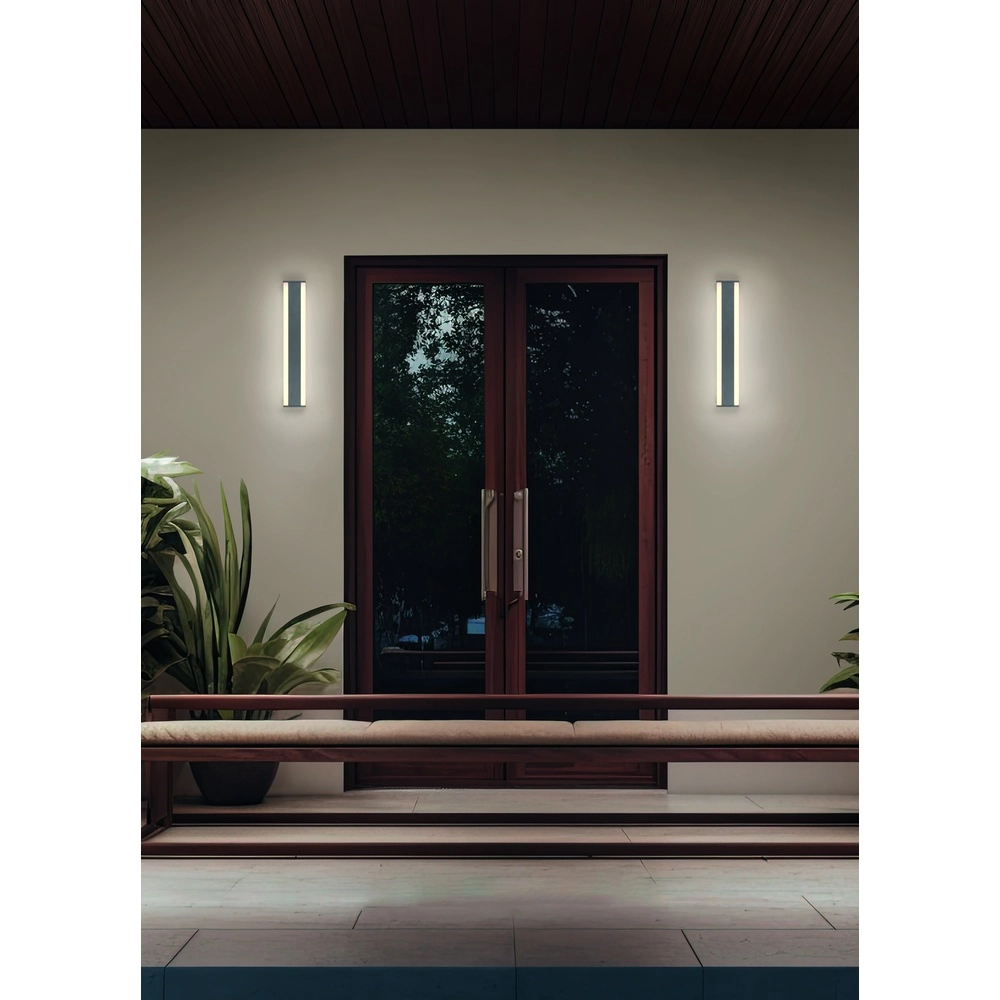 Wall lamp Dawson Design anthracite 60cm Trio 4017807603491