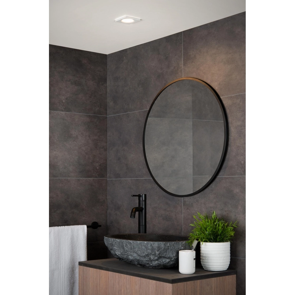 Recessed spotlight Ziva IP44 white Lucide 5411212092205