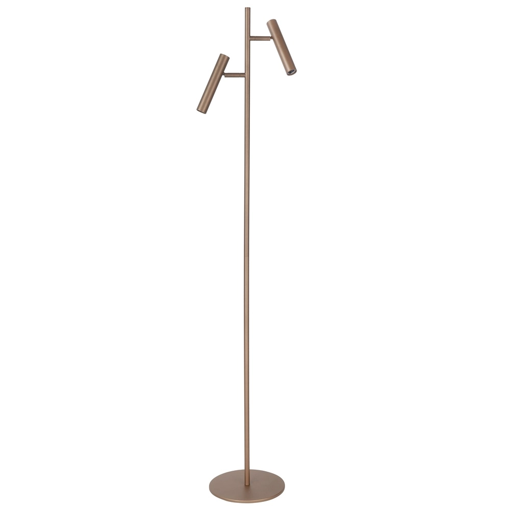 Design floor lamp Piero Copper Bronze 2-Light