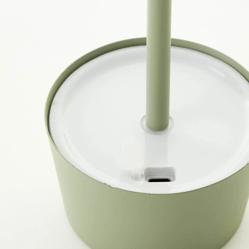Rechargeable table lamp Jona green Brilliant 4004353449109