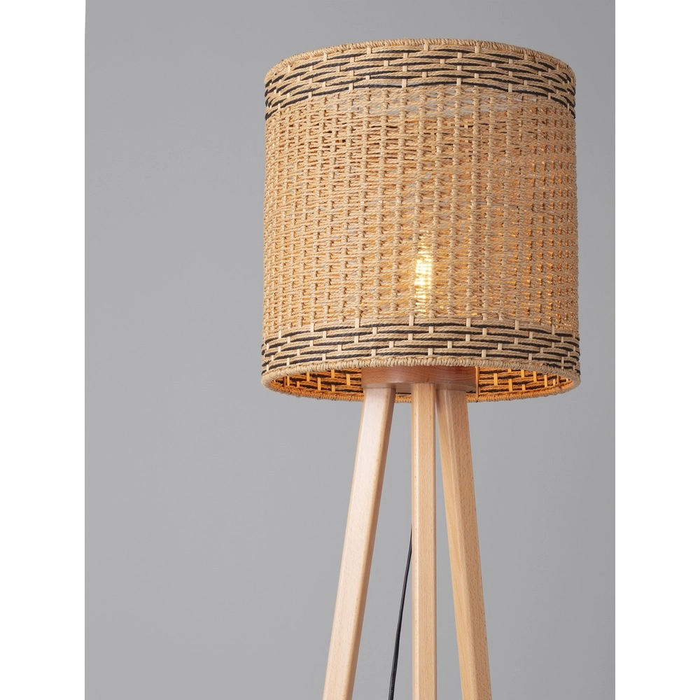 Floor lamp Plette Rattan Lyora 5212017453006