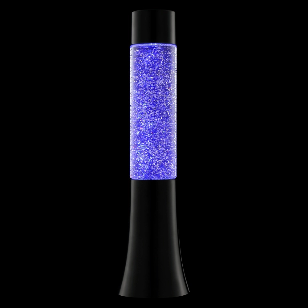 Lava lamp Glitter-Tower Black