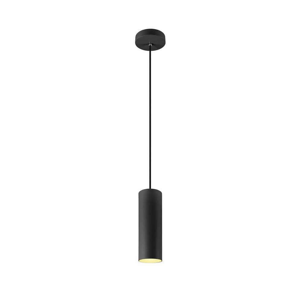 Sleek pendant lamp New Enola black Ø 10cm