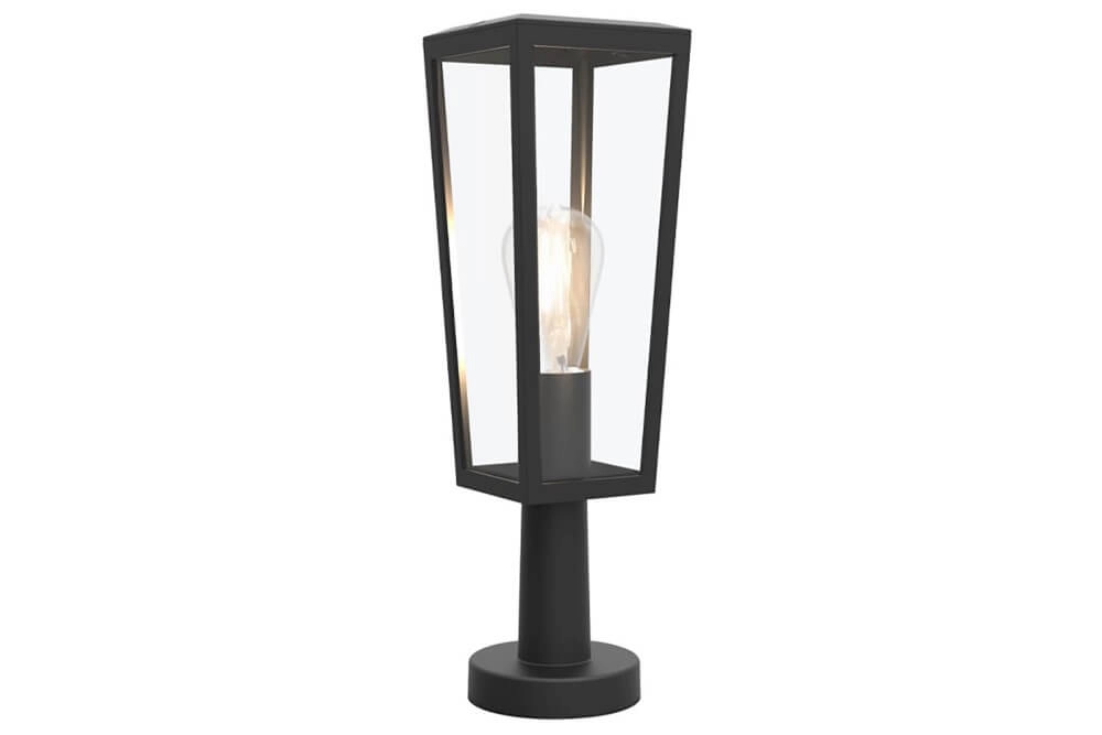 Unique garden lamp Pine Single Black