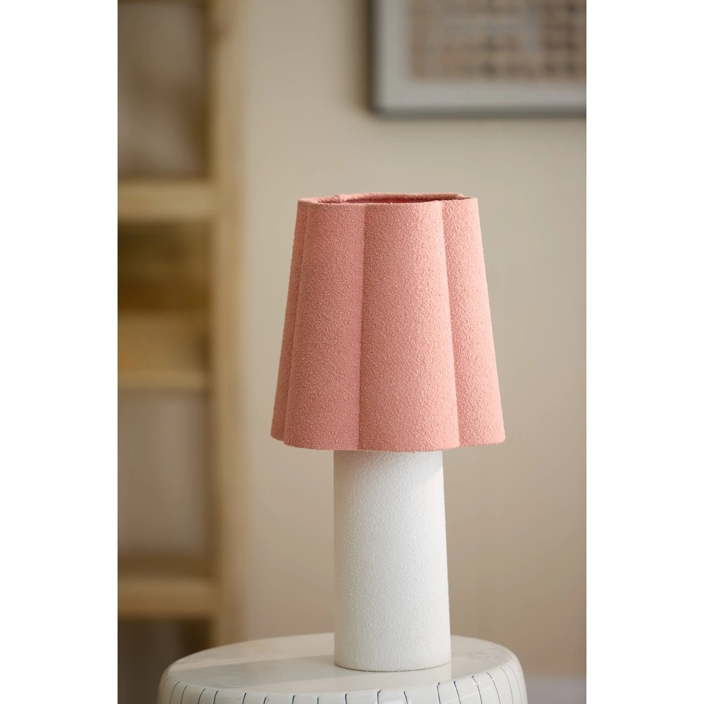 Table lamp Musaby Organic shape - white and pink Light & Living 8717807784256